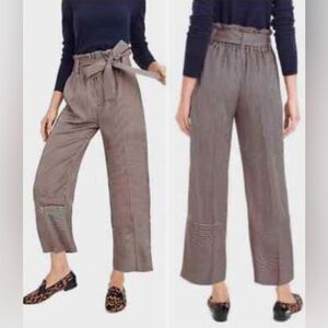 Point Sur J Crew Paperbag High Waist Wide Leg Pants (tall size)